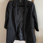 Missguided NWOT  black classic 3/4 sleeve blazer Photo 0