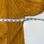 Charlotte Russe Mustard Yellow Button Oversized Knit Cardigan Photo 5