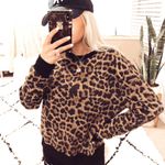 Leopard Sweatshirt Brown Photo 0