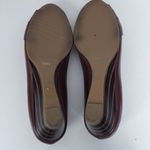 Johnston & Murphy Womens Shoes Size 7.5 Red Open Toe Slip On Heels Pumps Photo 7