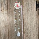 Charming Charlie NWT necklace & earring set white/pearl/crystal beads Photo 11