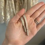 Alice McCALL  Metallic Ruffle Off the Shoulder Mini Romper Photo 5