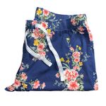 Old Navy  Floral Print Navy Lounge Pants Photo 6