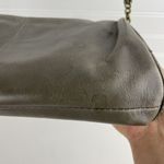 HOBO Intl Vintage Hide Leather Crossbody Shoulder Purse Topaz Whipstitch Taupe Tan Photo 8