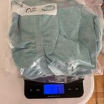 Athleta  Teal Long Sleeve Half Zip Running Top‎ Thumbholes Athletic Womens Medium Photo 7