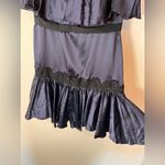 Amur  Navy Pleated Lace Pippa Dress Size 4 Photo 7