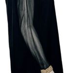 Forever Young GLORIA SWANSON Puritan 1960's Black & Gold Sheer Sleeve Dress Photo 3