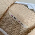 Athleta 100% Merino Wool Brown Ombré Mock Neck Pull Over Sweater - Size medium Photo 8