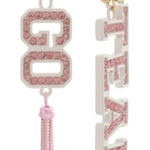 Betsey Johnson  GO TEAM Statement Earrings Photo 0