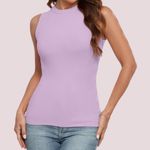 NWOT‎ Light purple ribbed tank Photo 2