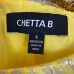 Chetta B  Filigree Brocade Cocktail Dress Metallic Photo 4