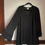Show Me Your Mumu  Black Asymmetrical Bell Sleeve Dress Photo 0