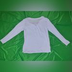 Milano Italy Sky Blue Jersey Chiffon Top size Medium Photo 3