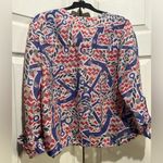 Ruby Rd  colorful button down blouse. Size 10 Photo 3