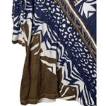 Chico's Touch of Cashmere Geo Tribal Glenda Tulip Hem Pullover Women's 2 L 12 Photo 3