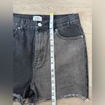 Simple Society  Women's Black Denim Shorts Photo 3