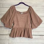 Polagram  Mauve Boho Blouse Photo 0