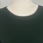 Tahari  Dark Green Crew Neck Ribbed Sweater sz L Photo 1