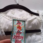 Johnny Was sheer sleeveless top white XS Photo 10