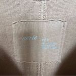 Aerie  Tan Beige Ribbed V-Neck Oversized Sweater Women’s Size XS Photo 3