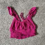 Free People  pink crop top tank  Photo 0