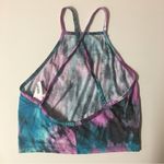 Charlotte Russe Pink & Turquoise Cloud Washed Crop Top Size M NWT Photo 2
