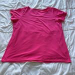 Ideology  Womens Size 2X Top Short Sleeve T Shirt Tee Pink Breathable Yoga Active Photo 4