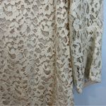 Kookai  Ivory/Cream Lace Long Sleeve Blouson Mini Dress Size 36/US 4 Small Photo 8