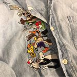 Looney Tunes Vintage Warner Bros Studios  Characters Button-up shirt Photo 2