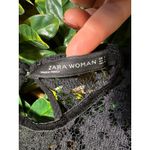 ZARA  Black Whimsigoth Lace Mini Dress Size Small Photo 2