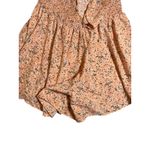 SheIn Floral Romper Smocked Tie Front Casual Summer Dress 1XL Photo 2