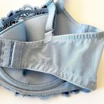 Soma  Balconet Bra Size 36DD Blue Dark Blue Embroidery Underwire Feminine Spring Photo 6