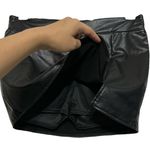 Pleather mini skort Black Size XL Photo 1