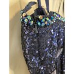 La Femme  Formal Dress Sequin Gown 0 Navy Dark Blue Prom Ball Gala Quinceara Hoco Photo 11