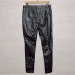Stoosh Women's Black Faux Leather High Waisted Skinny Leg Pants size large Photo 5