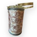 Vintage Lucite Marble Pearl Style Hard Case Handbag Photo 10