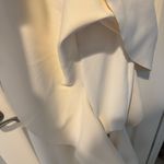 Solace London  Naya Ruffle Dress In Cream Photo 5