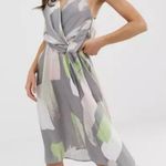 ASOS  Halter Dress with Gray and Green Hues Photo 0