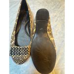 Kenneth Cole  Snake Print Studded Ballet Flats Pointed Toe Shoes Photo 2