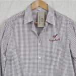 New Ladies' Sugarbush Mountain Vermont Button Up Check Shirt Large White Photo 5