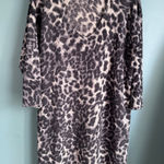 Club Monaco Wool Cashmere Cheetah Knee Length Sweater Dress Photo 0
