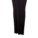 Vintage METROSTYLE Dark Brown Ribbed Sleeveless Turtleneck Maxi Sweater Dress M Size M Photo 2