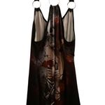 Skull Hankerchief Sleeveless Blouse Size 2XL Black Photo 2