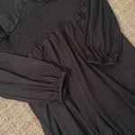 Hutch New Anthropologie  Black Jersey Knit Wide-Leg V-Neck Smocked Jumpsuit S NWT Photo 4