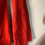 Free People  Red Parisian Night top  Size large Photo 4