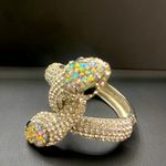 Double Snake‎ Bracelet with rhinestones and hinge swiftie reputation Silver Photo 3