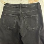 AMO Tie Ankle Jeans Size 26 Black Magic Photo 7