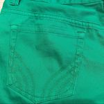 Armani Exchange Green Denim Cuffed Shorts Photo 5