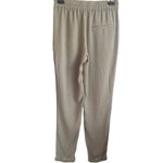 ZARA Basics Pants Women XS Adjustable Elastic Waist Beachy Lounge Travel Comfort Photo 3