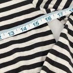 Z Supply  Mesa Striped Long Sleeve Shirt Size Small in‎ Vintage Black Photo 5